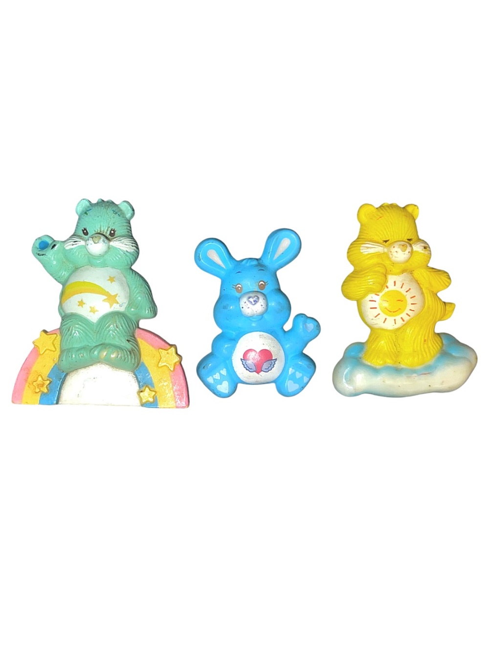Vintage 1980s 3 Care Bear Cousins Ceramic Magnets By American Greetings